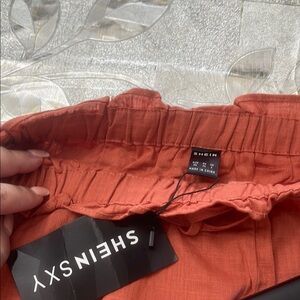 SHEIN WB Rust 100 percent cotton Shorts 🩳